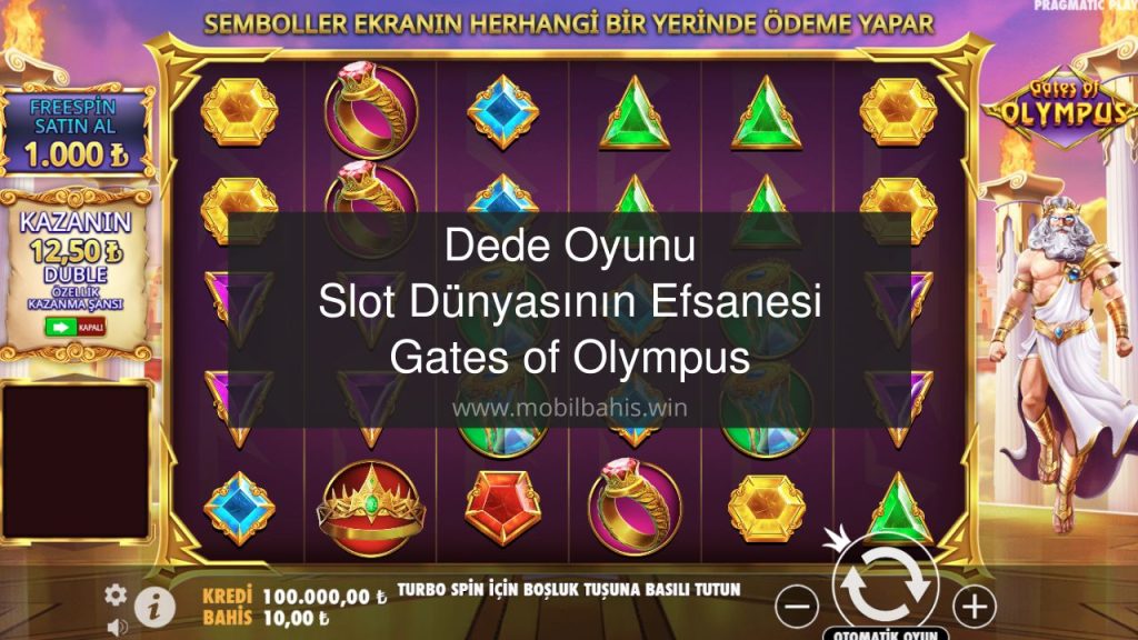 Dede Oyunu: Slot Dünyasının Efsanesi Gates of Olympus