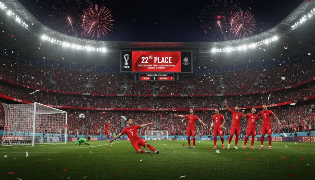 Millilerin Dev Yükselişi: FIFA Klasmanında 22. Basamaktayız