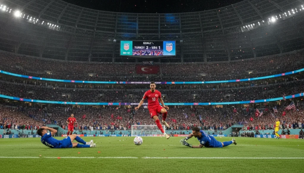 Türkiye-ABD Maçında Nefes Kesen Final: Kaan Ayhan 90+8’de Sahneye Çıktı