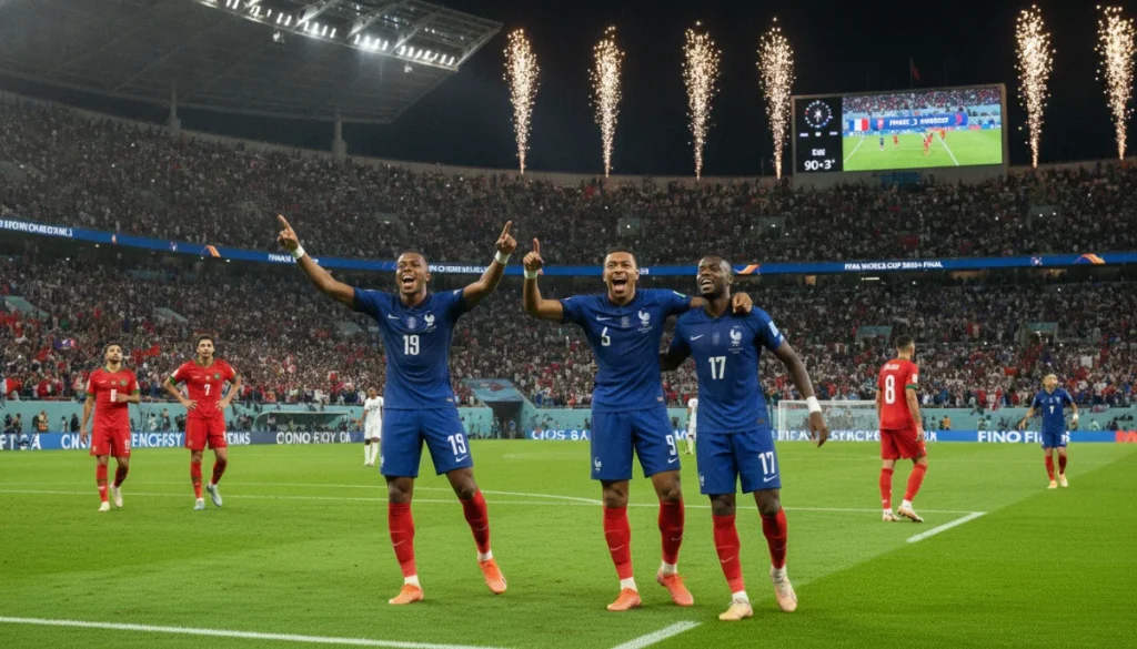 Fransa 2-0 Fas: Mbappe ve Dembele Çeyrek Finali Kilitledi
