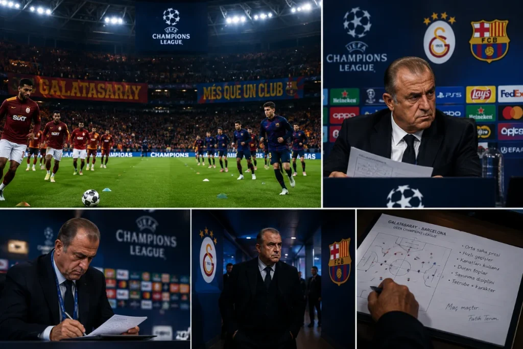 Galatasaray-Barcelona Randevusunda Fatih Terim’e Kritik Görev